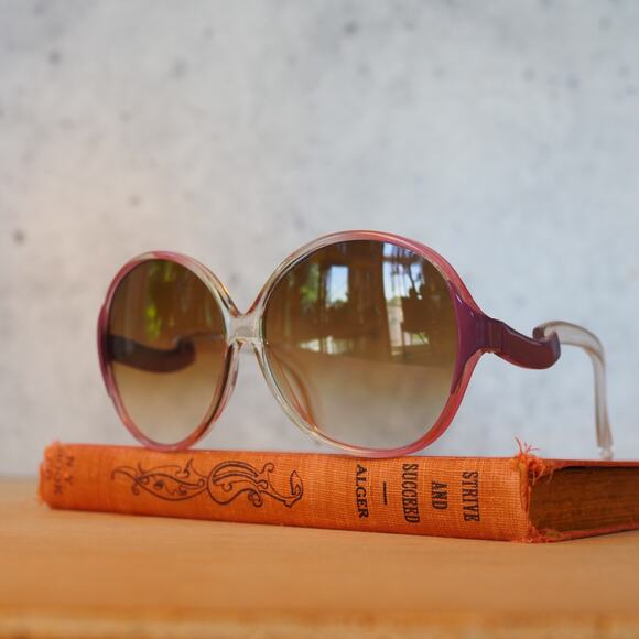 Vintage 1980s Sunglasses NOS Taiwan Multicolor Grandma Retro Festival Boho main image 4